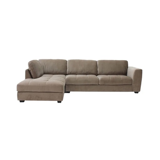 Lassie Sofa - Left Corner - Fabric Light Brown