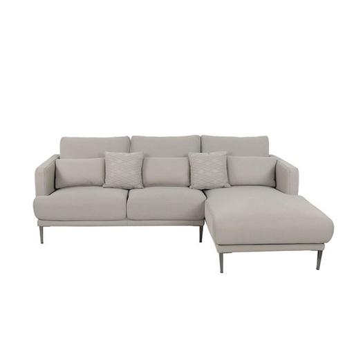 Genovo Sofa - Right Corner - Black/Grey