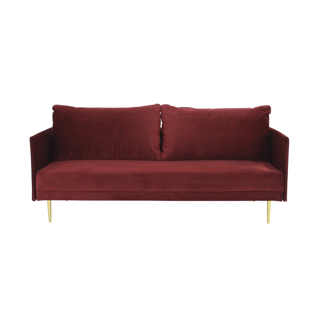 Julio Sofa Bed-Red Velvet