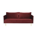 Julio Sofa Bed-Red Velvet