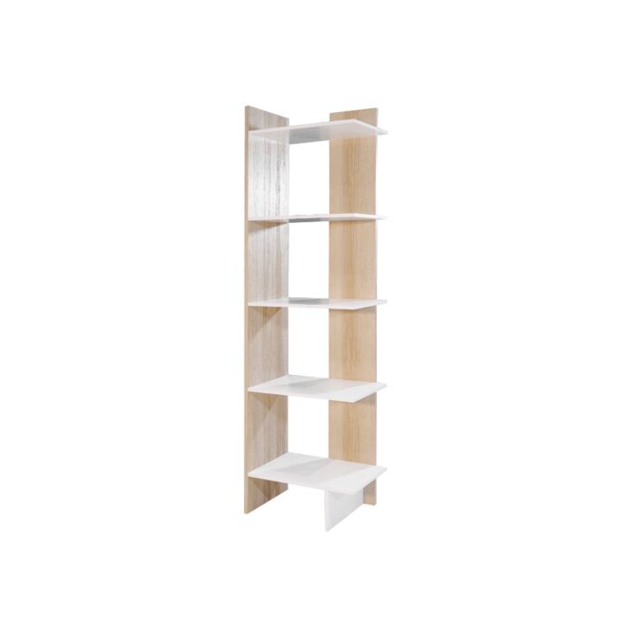 KC-Play Peak-L Shelf C45-White/Lindberg Oak