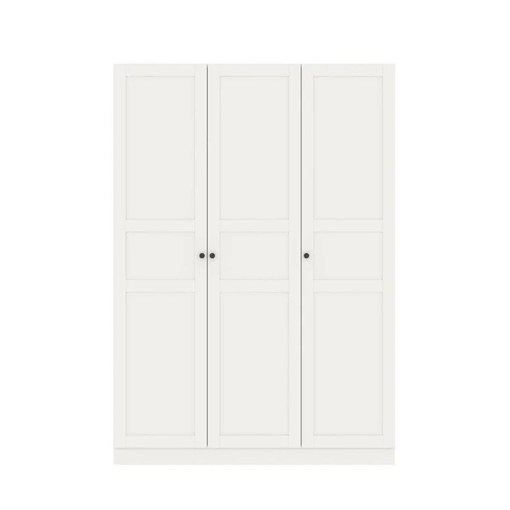 Moneta Wardrobe 134cm wide - White