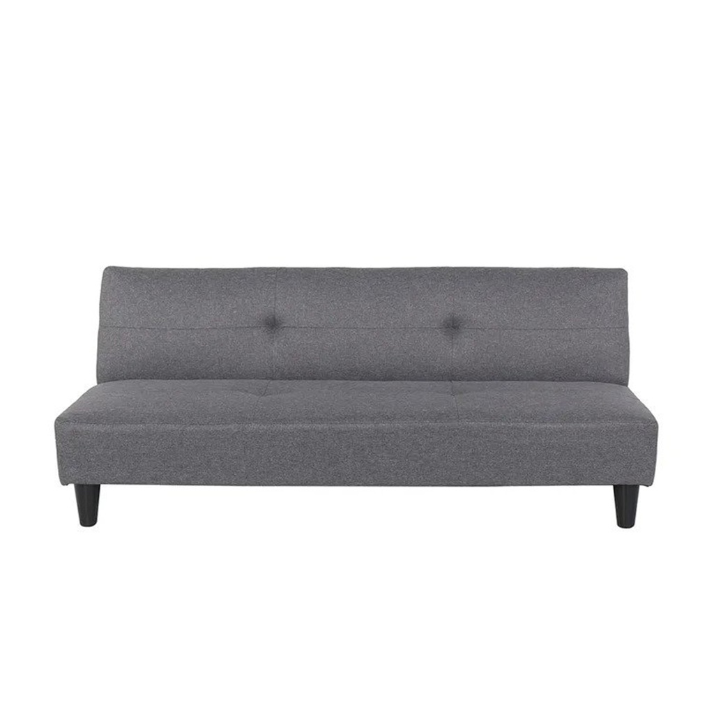 Looms Gomez Sofa Bed-Black Plastic Legs/Gray