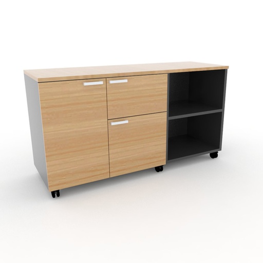 Able Mobile Cabinet MO120-Mocha