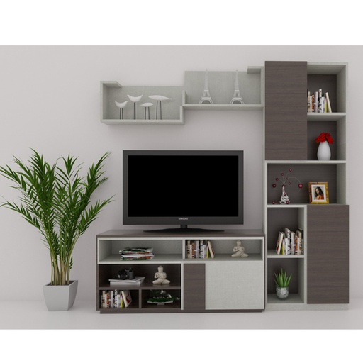 Minimo Entertainment Unit TV120cm - Royal Acacia(2)