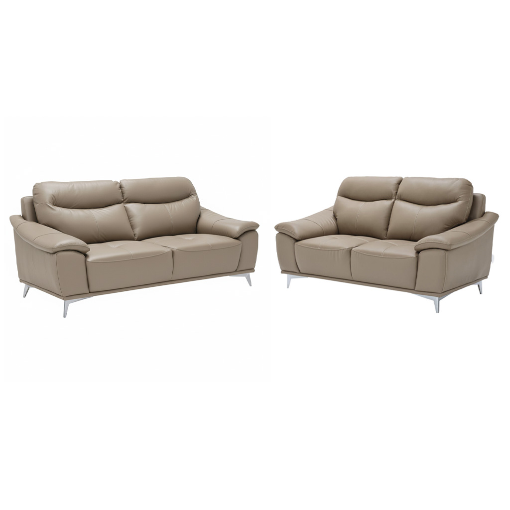 Gloommy Sofa 2+3Seater-Genuien Leather/Brown
