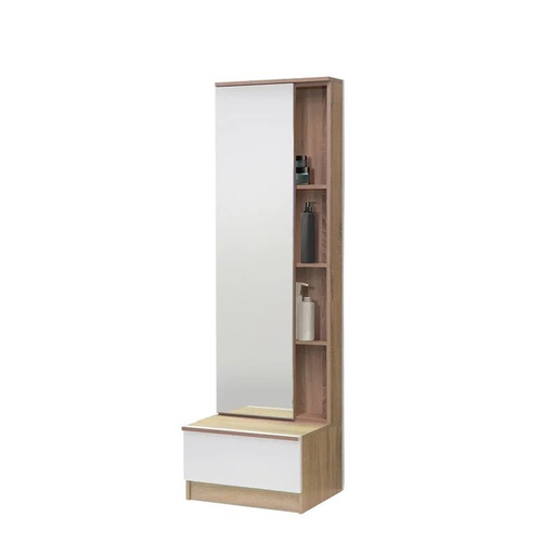 [19211126] Sacha Dressing Table DT50 - Solid Oak/White