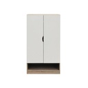 Preem Shoe Cabinet SH60-Solid Oak/White