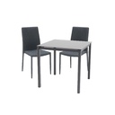 Ruber Dining Table + 2pcs Lavong Chair