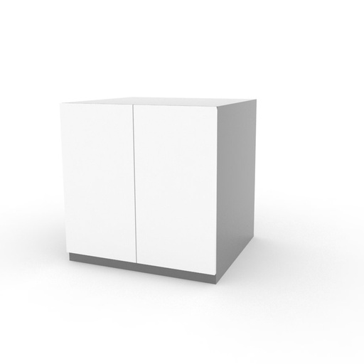 Trapez Low Cabinet CR60/Door D05 - G-Twist/White