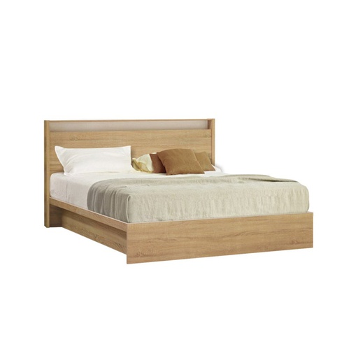 [19210335] Looms Kyoto Bed 5ft - Solid Oak/White