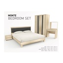 Monte-5ft. Bedroom Set Lindberg Oak Dark Gray