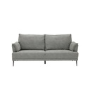 Leeland Sofa 3Seater - Steel Black/ Gray Fabric