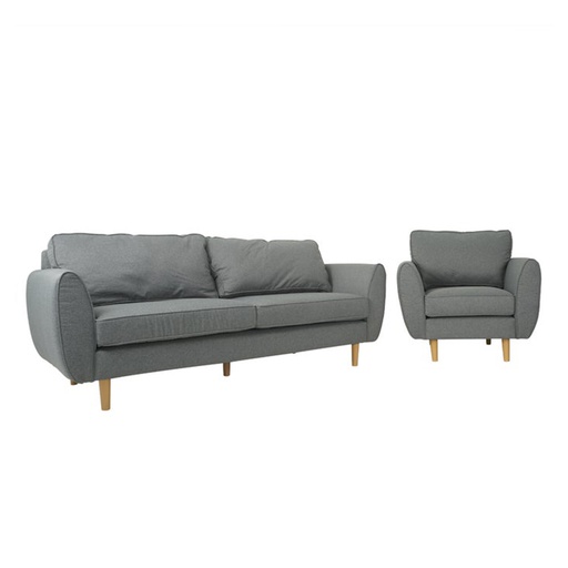 [19214386] KC-Play Ingkai  Sofa 3S + 1S - Gray