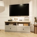 Moneta Sideboard TV120- Ultima Grey/Lindberg Oak