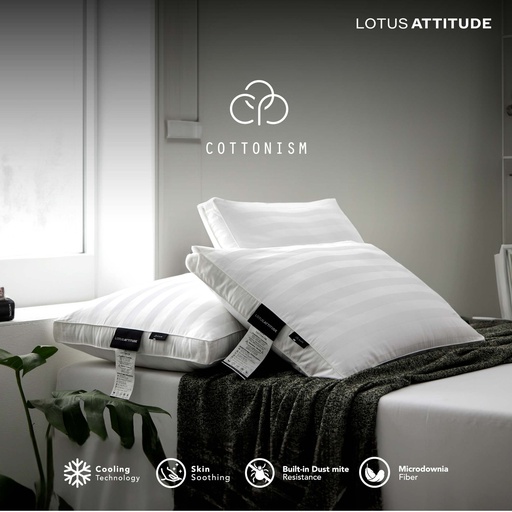 [conttonism-soft-p] Lotus Attitude Cottonism Soft Pillow