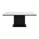 Canbelia Dining Table A180/Black/White Stone Ceramic