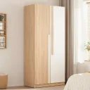 Go/Hoshino Wardrobe-WO120/Solid Oak/White
