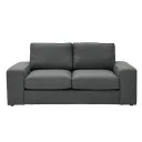 Restly Sofa 2Seater Plastic Leg/Dark Grey/LE