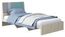 Kidzio Bed 3.5ft Caynon Oak /Gray -WH-Blue