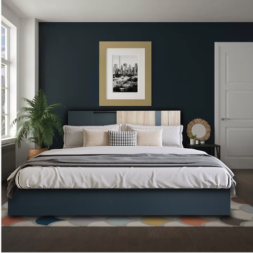 [19213258] Knight Bed BW6ft /Natural Dark Gray