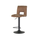 Sylvia-A Bar Stool-Black/Brown