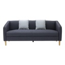 Crech Sofa 3S - Dark Blue Grey Pillow