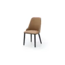 Healty-B Chair/Black Stell Leg/SL Brown