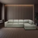 Timmer Sofa - Right Corner -SL Grey