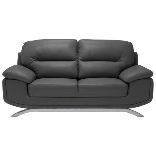 [19238550] Fumy PP Sofa 2 Seater #2 Leather - BR#4110 - SL Brown