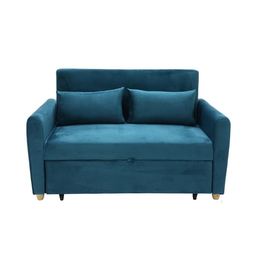 [19224752] Millky Sofa Bed - Green Velvet