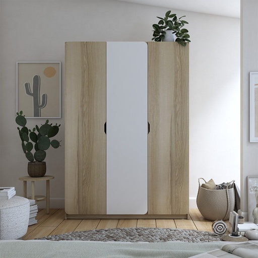 [19225463] KC-Play Embrace Wardrobe - W0140 - Lindberg Oak/White