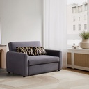 Elle Sofa Bed-Grey Velvet