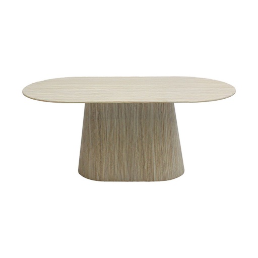 [19235555] Hadayly Dining Table-180-Stone/Wood
