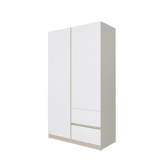 [19230650] Hollyn Wardrobe WFT120-Ivory/Linen White