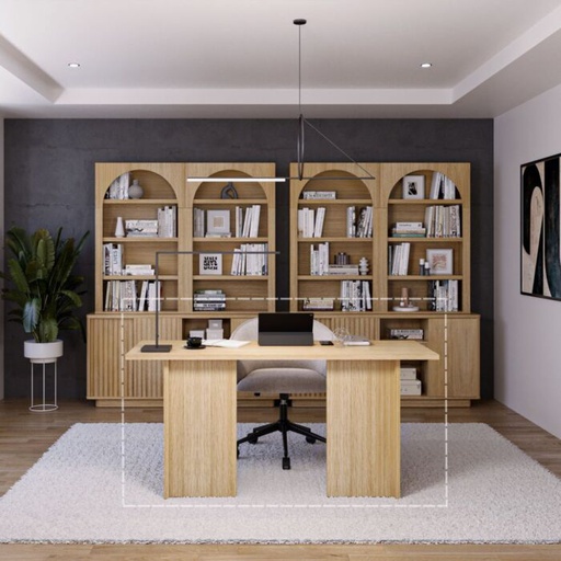 [19243724] Valley Desk DK160-Wood Color