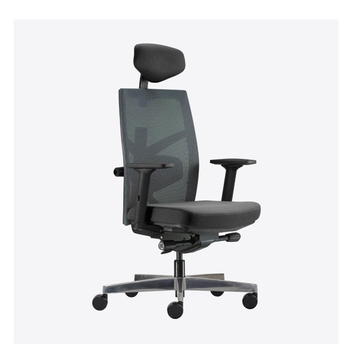 [139YMA78N2] Merryfair Tune High Back Office Chair S-BL418/B-MESH31