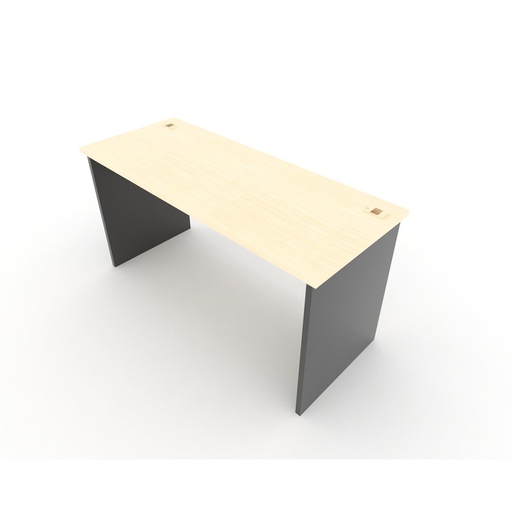 [19041344] Able Desk DK150 SDW - Dark Grey - Maple