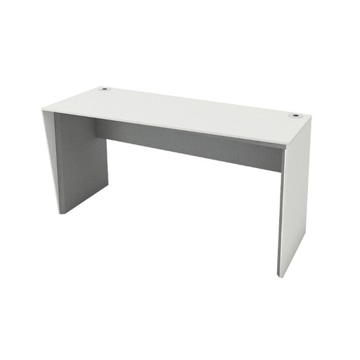[19086265] Trapez Desk DK150 White/Grey-Twist