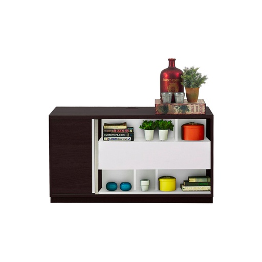 [19101648] Zereno Sideboard TV120cm Wide-Wenge