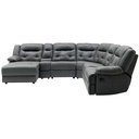 U-Family Sofa Recliner - Left Corner - Dark Grey