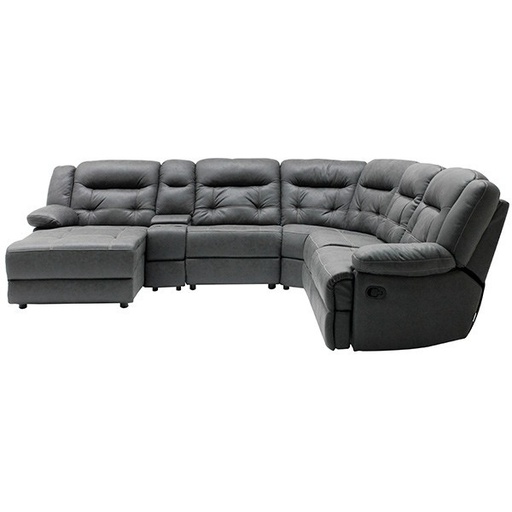 [19120583] U-Family Sofa Recliner - Left Corner - Dark Grey