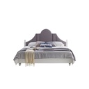 Pheona Bed 5ft-White/Grey Cushion