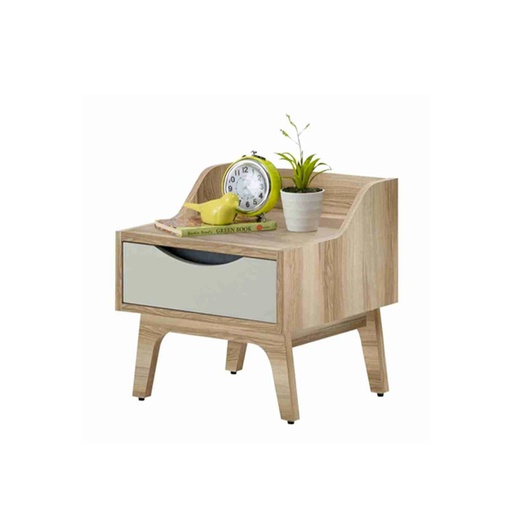 [19140439] Backus Night Table NT44 - Lindberg Oak/Grey