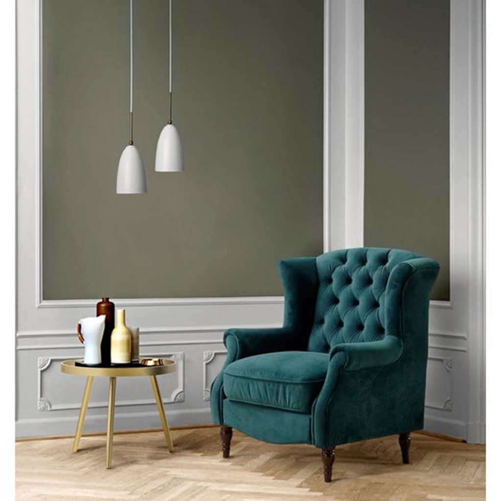 Miranda Arm Chair-Green Velvet SB Furniture Nepal