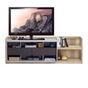 Hezzen Sideboard 180cm Wide TV180L - Lindberg Oak/Denim-Dark Grey
