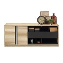 Zereno Sideboard TV160cm - Lindberg Oak/Dark Grey 