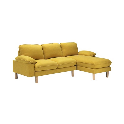 [19168361] Amola Sofa - Right Corner - Fabric Yellow