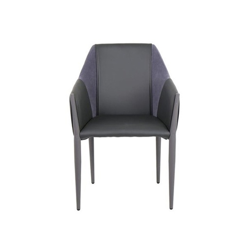 [19169034] Henzo Dining Chair - Velvet - SL Grey