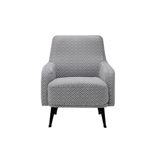 [19170016] Miyane Arm Chair - Black Leg - Grey